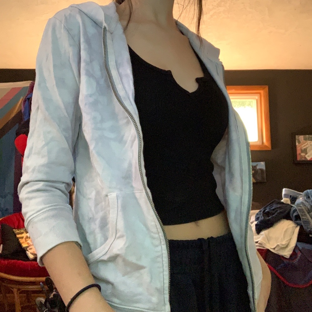 Style&co pastel zip-up